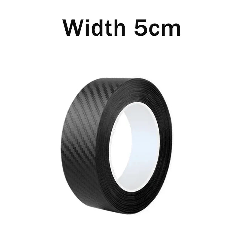 Roll of black nano carbon fiber car protection tape with a width of 5cm