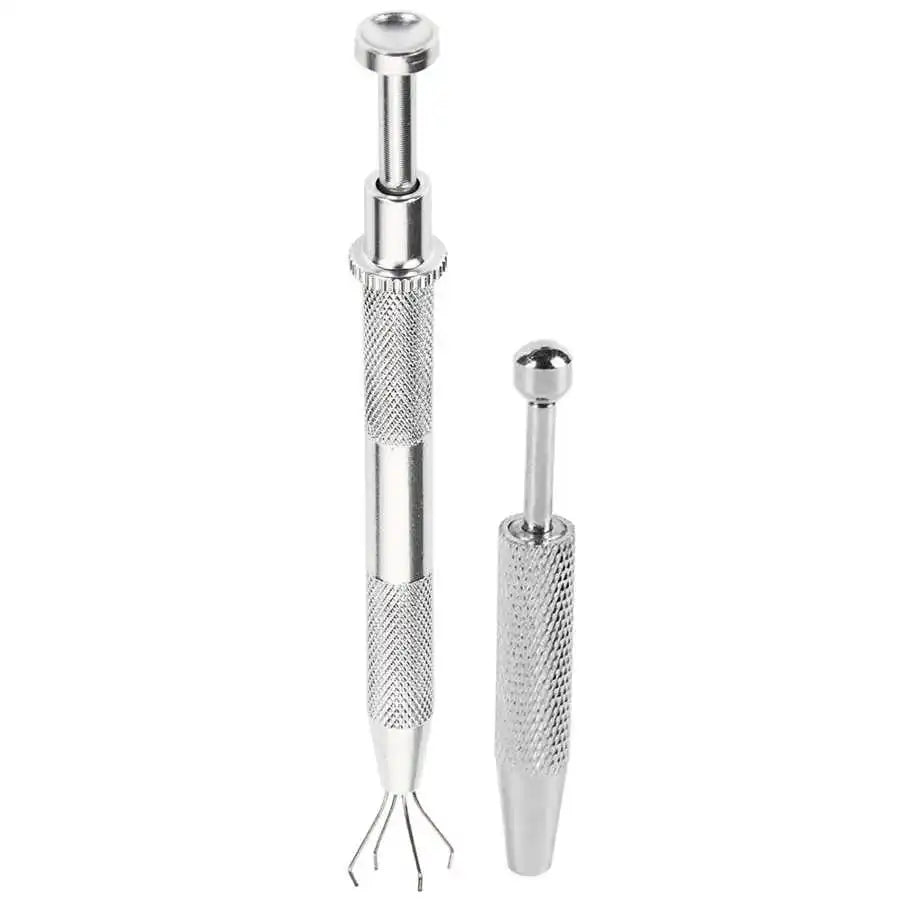 Stainless steel jewelry tools and bead grabber set with various tips