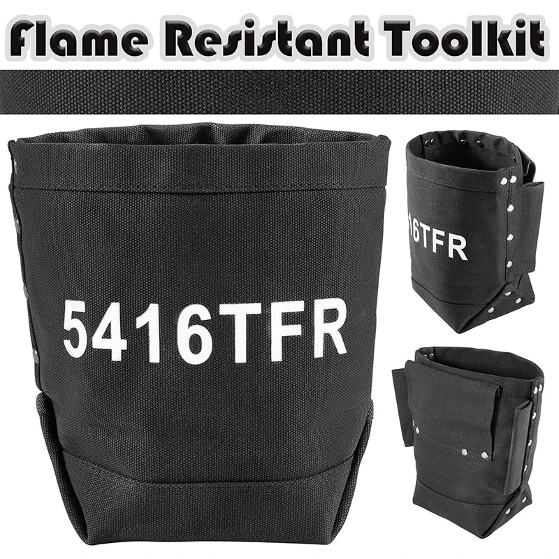 Kit resistente al fuego negro con cuerpo principal y múltiples sondas de reemplazo.