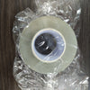 Roll of double-sided nano reusable adhesive tape wrapped in clear plastic film