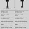 Outdoor multi scene installation light fixture with 556mm height and 165mm width
