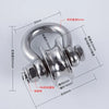 Heavy-duty stainless steel buckle pulley with various dimensions and mounting options