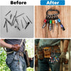 Before and after comparison of a 12pc socket bit holder keychain extension bar for tools