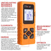 Orange TTaka7 laser distance meter with digital display and various measurement functions
