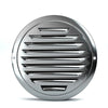 Round stainless steel air vent grille designed for wall protection
