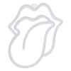 Clear silicone lip light decoration shaped like a pair of lips