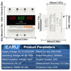 A white electronic module for an automatic transfer switch relay with input and output terminals.