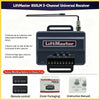 LiftMaster 850LM 3-Channel Universal Receiver with remote control and instruction manual