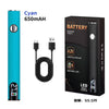 Cyan 650mAh digitale Lötkolben-Pen mit USB-Ladekabel und Display