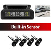 Black built-in sensor tire pressure monitoring device with multiple sensor types shown.