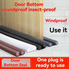Rolls of door bottom soundproof insect-proof and windproof sealing strips ready to use