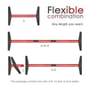 Flexible combination of adjustable stair tread measuring jigs, including sets of 8, 12, and 16 inch sliders.