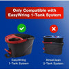 Replacement mop set for EasyWring 1-Tank System, showing compatibility with the system.