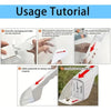 Usage tutorial showing how to open, use, and dispose of a handheld insect trap for pest control