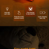 Fox night light featuring warm light and soft eye care for sleep.