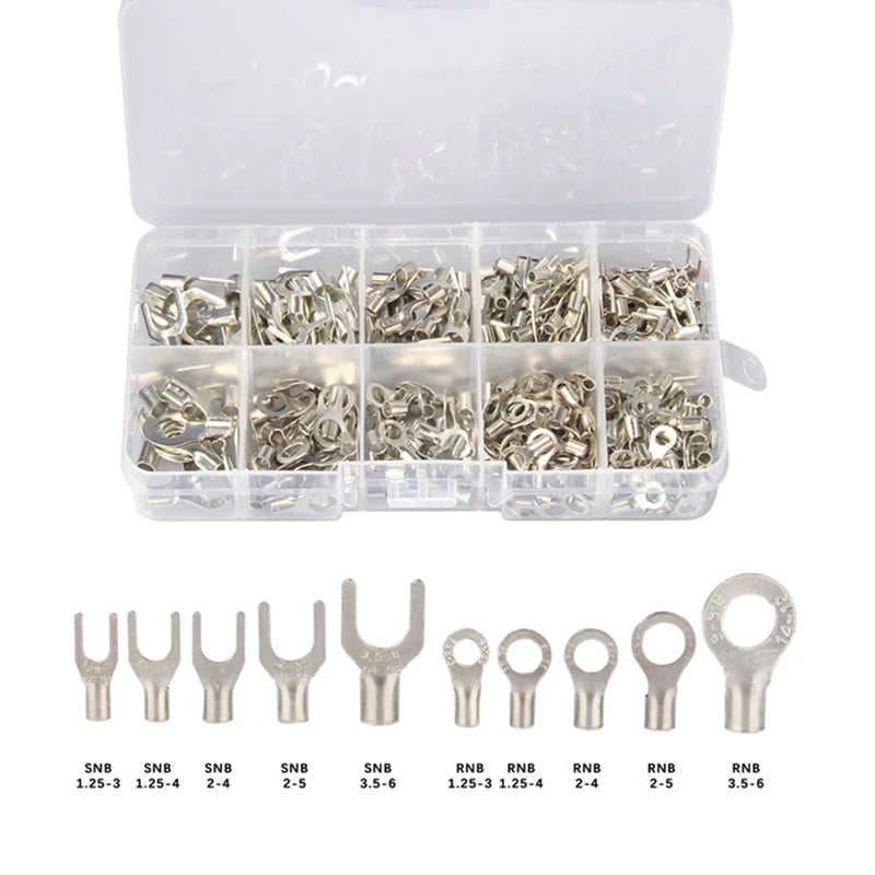 Assortiment-Kit aus Messing-Ringzange, Crimpterminals und Steckverbindern für Schmuckherstellung
