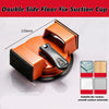 An orange double-side floor fix suction cup tool with a black handle and rubber base.
