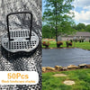 50 pieces of black landscape staples used for ground securing