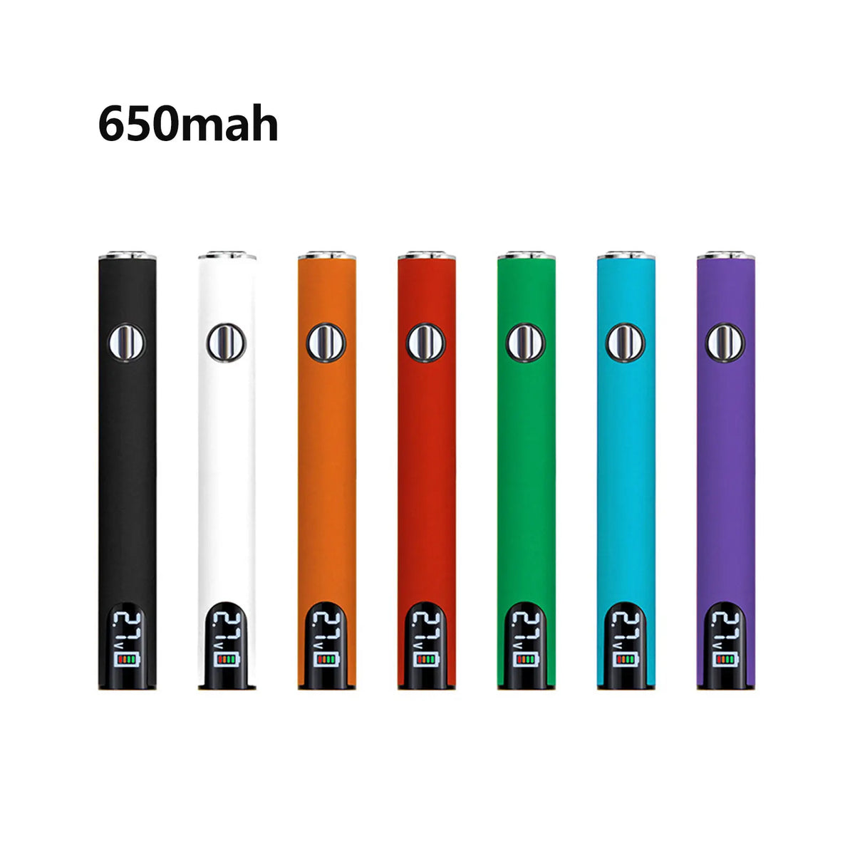 A set of portable mini soldering irons in various colors including black, white, orange, red, green, blue, and purple.