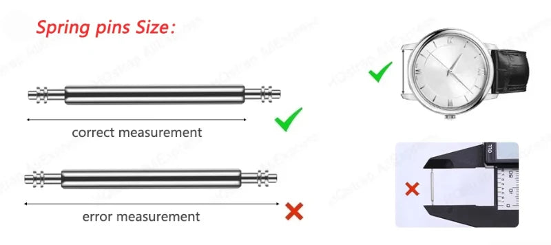 Stainless Steel Watch Repair Pins and Spring Bars