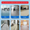 Various indoor and outdoor flooring applications including office, factory, garage, balcony, bathroom, and living room