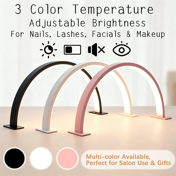 Three adjustable color temperature beauty lamps for nails lashes facials and makeup
