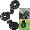 Black heavy-duty shade cloth clips for netting and fabric shown in various angles