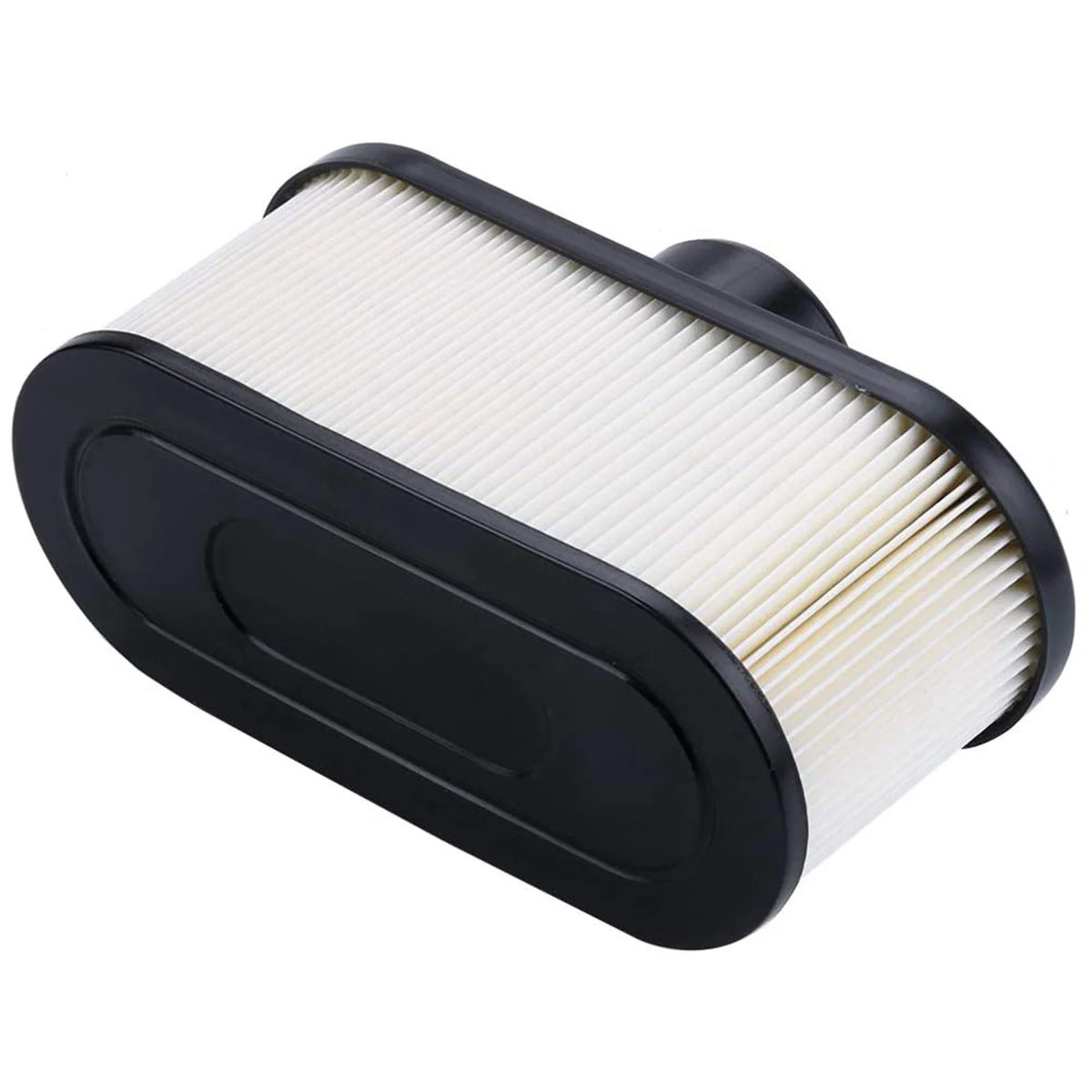 A black and white complete engine maintenance kit for lawn mowers, shown from the side.