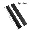 Deux bandes de scellement en silicone noir pour cuisinière à gaz, dimension 53 cm/20,87 pouces.